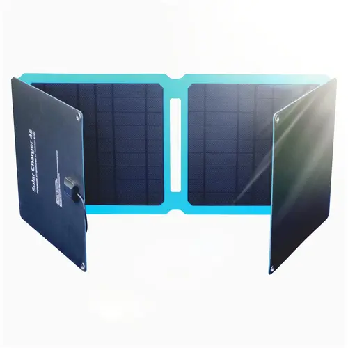 Походная солнечная батарея Solar Charger 45Вт Type-C быстрая зарядка + USB + DC для IPhone 13, Macbook Air M1